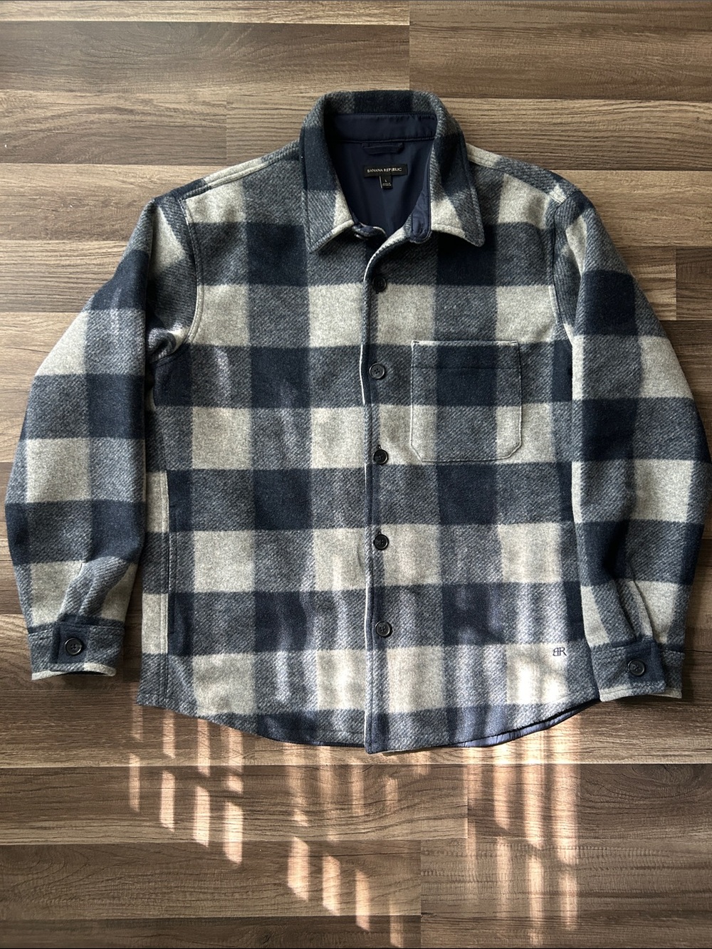 Banana Republic Buffalo Check Jacket